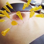 BDSM video nipple with needle　乳首に針